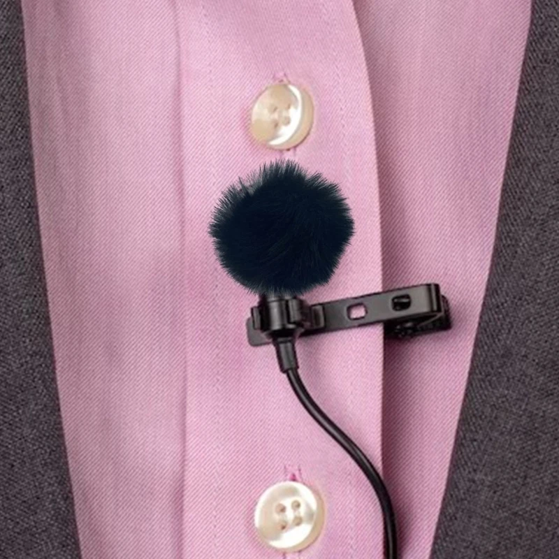 Universal Furry Wireless Lavalier Microfone, pára-brisa para Rode 2GO, Drop Shipping