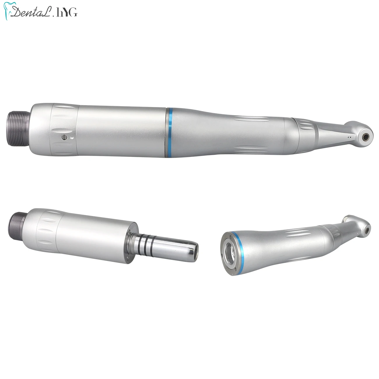 Dental Low Speed Handpiece Inner Water Spray Contra Angle Straight Handpiece 2 4 Holes Air Motor Dental Lab Equipment Micromotor