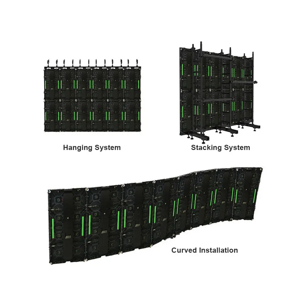 Rental Indoor Full Color P2.6 P2.9 P3.91 HD LED Video Wall LED Display Screen Rental Led Wall Panel Screen