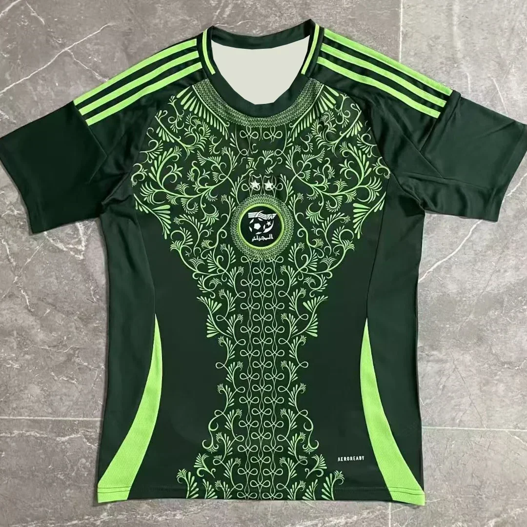 

2025 Nieuwe Aankomst Algerije Voetbal Kit Fans 3D Gedrukt T-shirt voor Volwassen Kinderen Oversized Polo Tops Voetbal Jersey