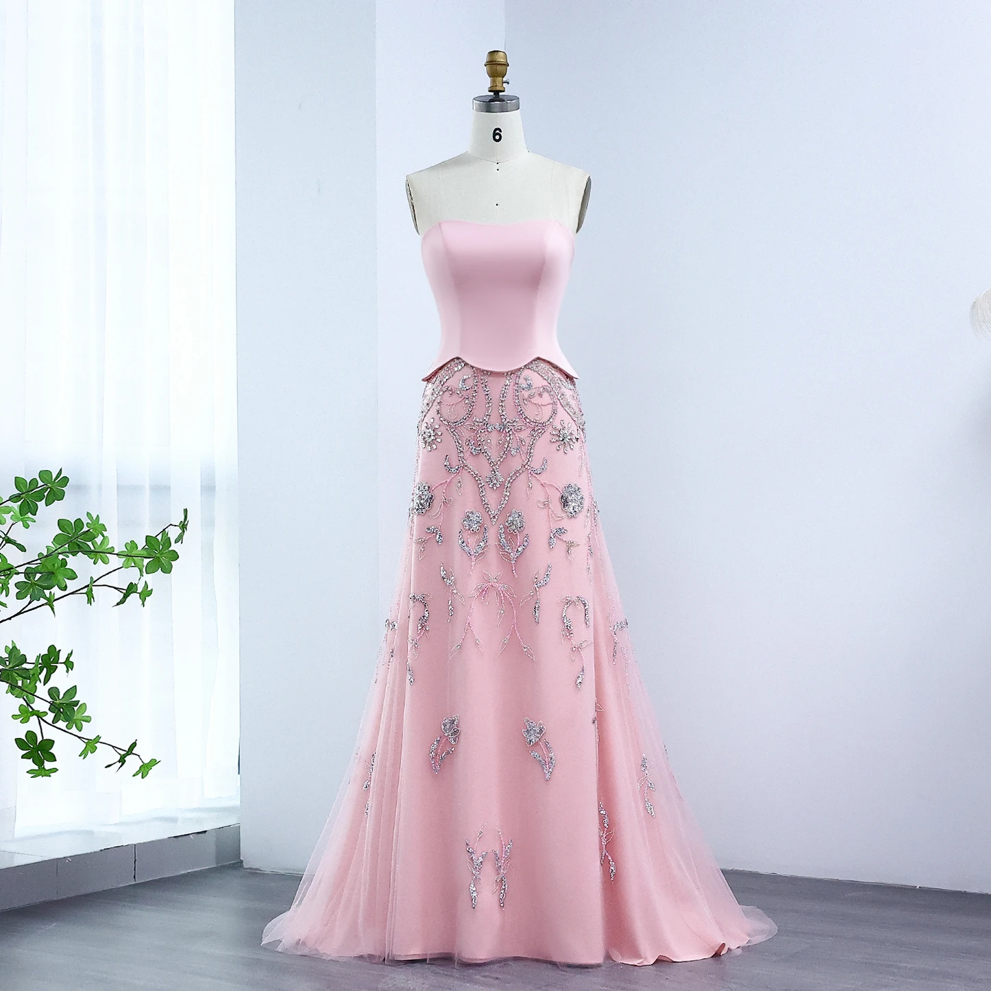 Sharon Said Sage Green Yellow Luxury Arabic Evening Dress for 2025 Women Wedding Elegant Formal Party Gowns SS254 Customized image 2