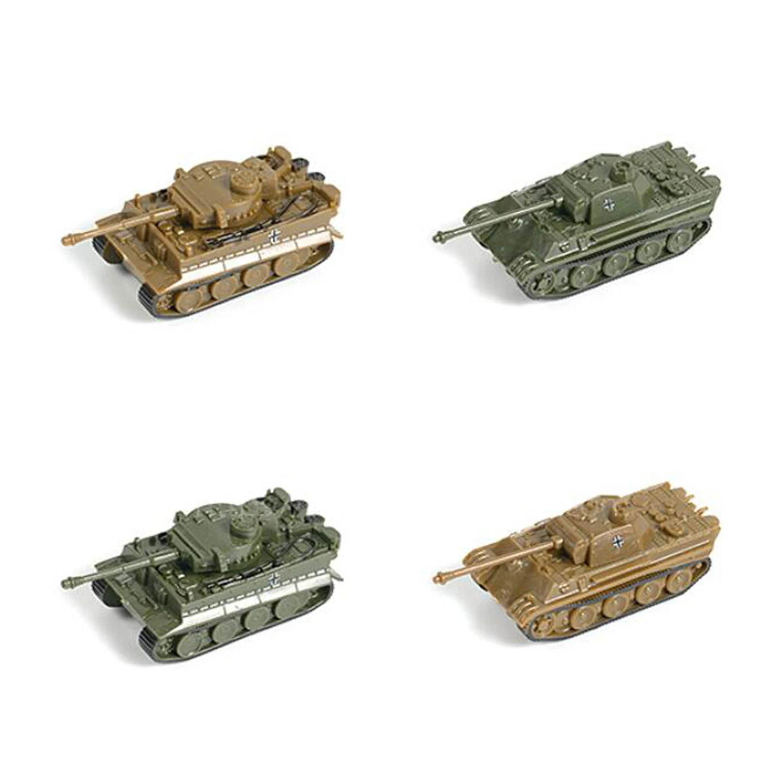 1/144 Tank Model Building Model DIY Assemble Miniature Armored Tank Toy for Tabletop Decor Education Toy Keepsake Gift Adults