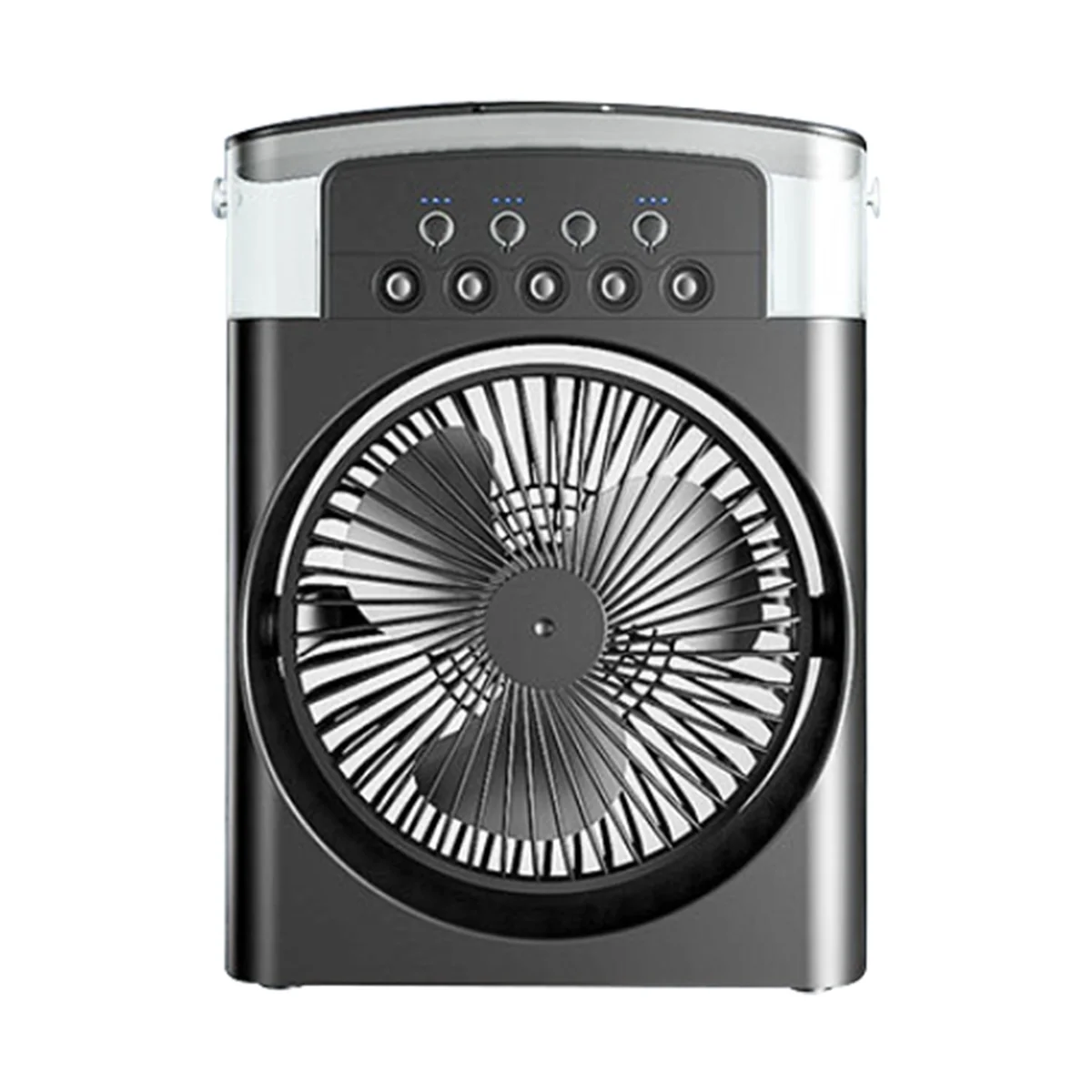 Umidificador de ar condicionado portátil, ventilador doméstico pequeno, ajuste de ar para escritório, ventilador de 3 velocidades b