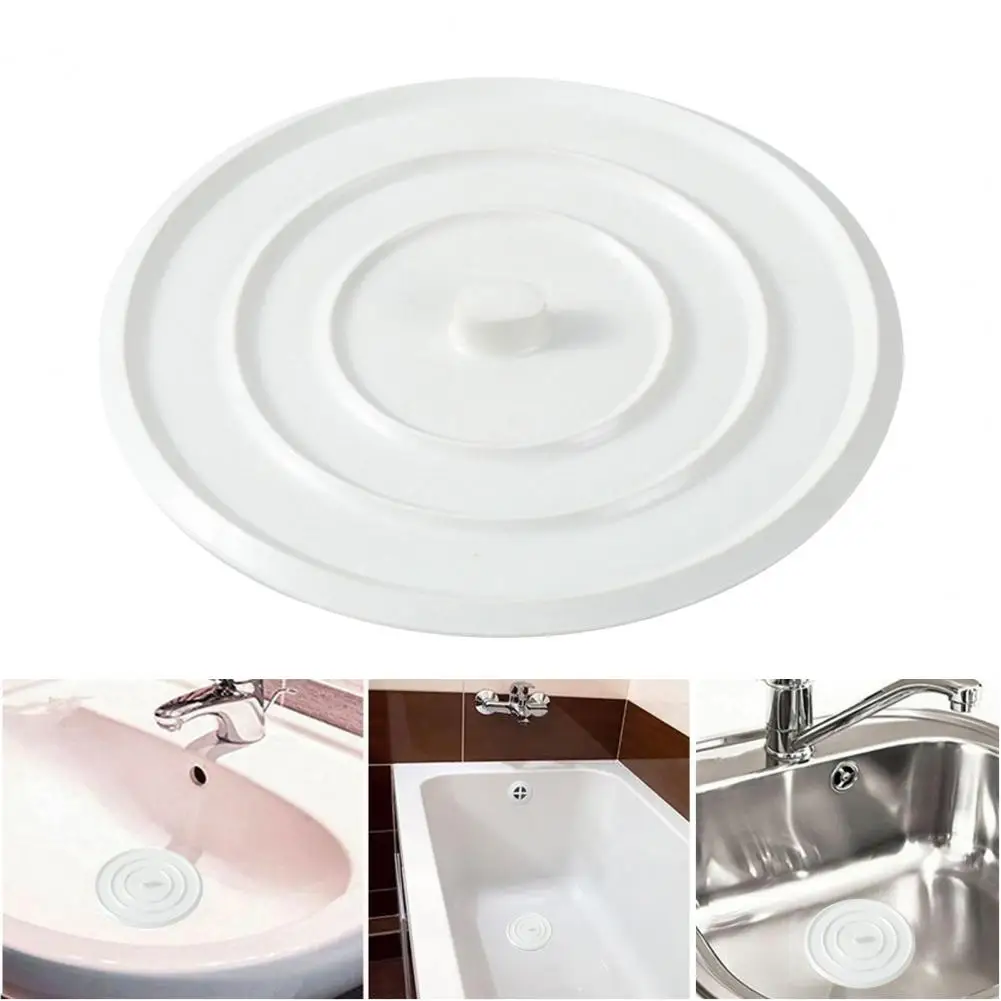 Tapa de silicona para lavabo de bañera, tapón de drenaje para cocina y baño, ajuste Universal, tapón de pelo, succión plana para ducha