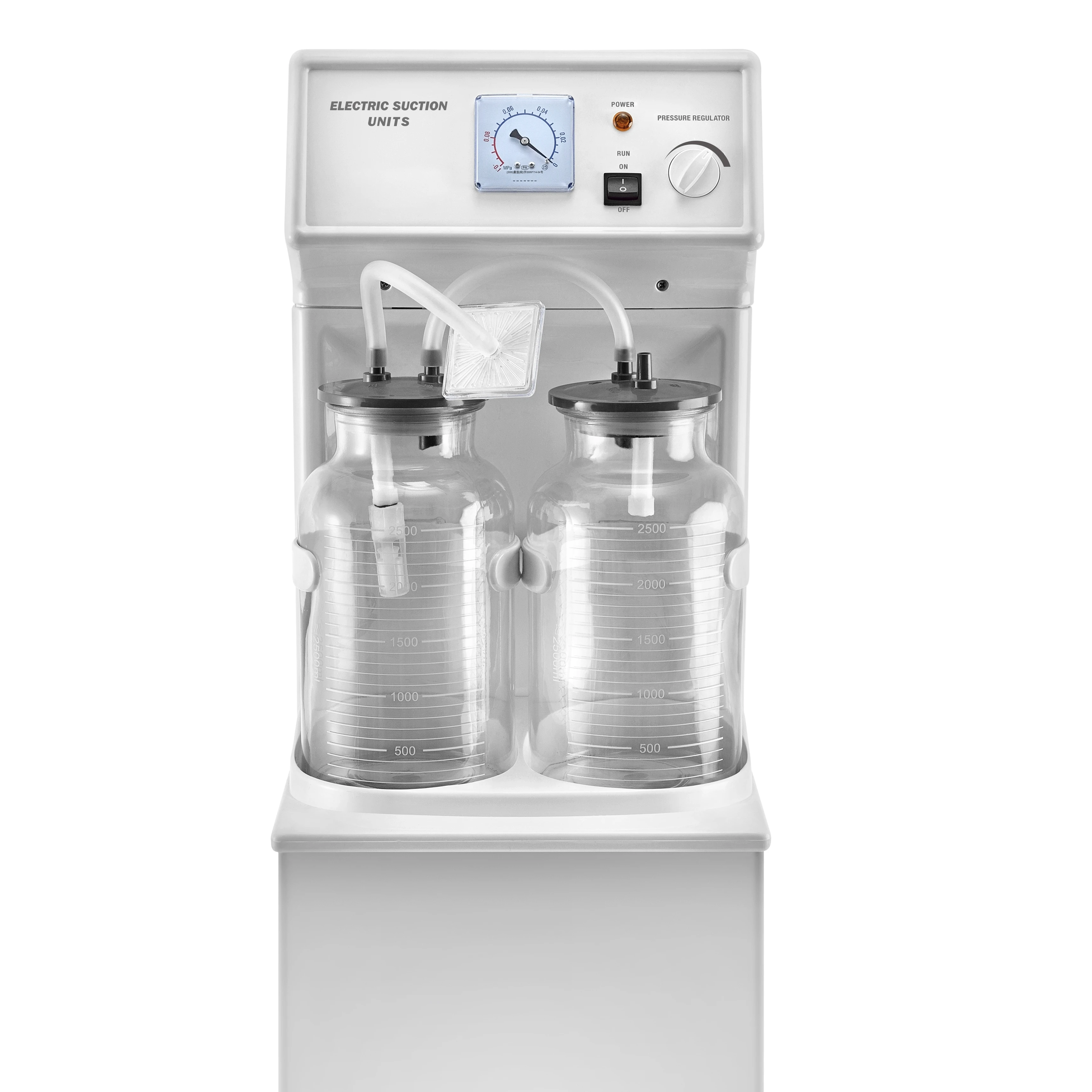 Best Price Portable Electric Oil Free Suction Machine Unit With Two Bottle for Emergency and Clinics