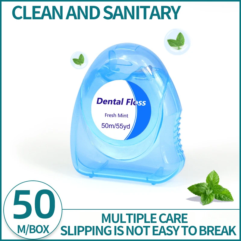 Mint Dental Floss Roll Household Dental Floss Separate Packaging Clean Gap Slim Household Pack Disposable Dental Floss Line