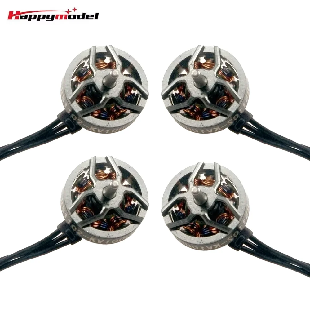 

4 шт. Happymodel RS1102 1102 10000KV 13500KV 2S бесщеточный двигатель с валом 1,5 мм для Mobula7 O4 Micro FPV Racing Drone RC аксессуары