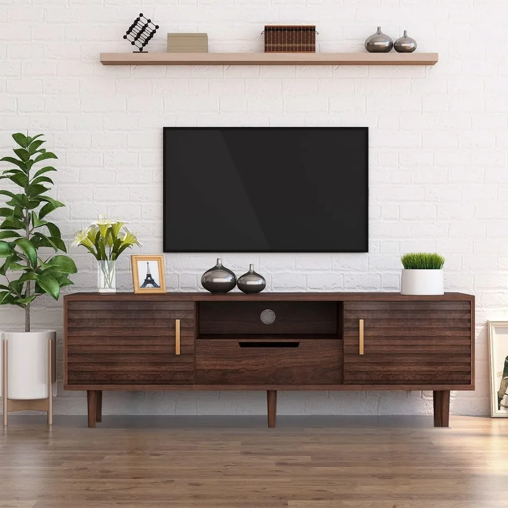 Mid-Century Modern TV Stand for TVs up to 65