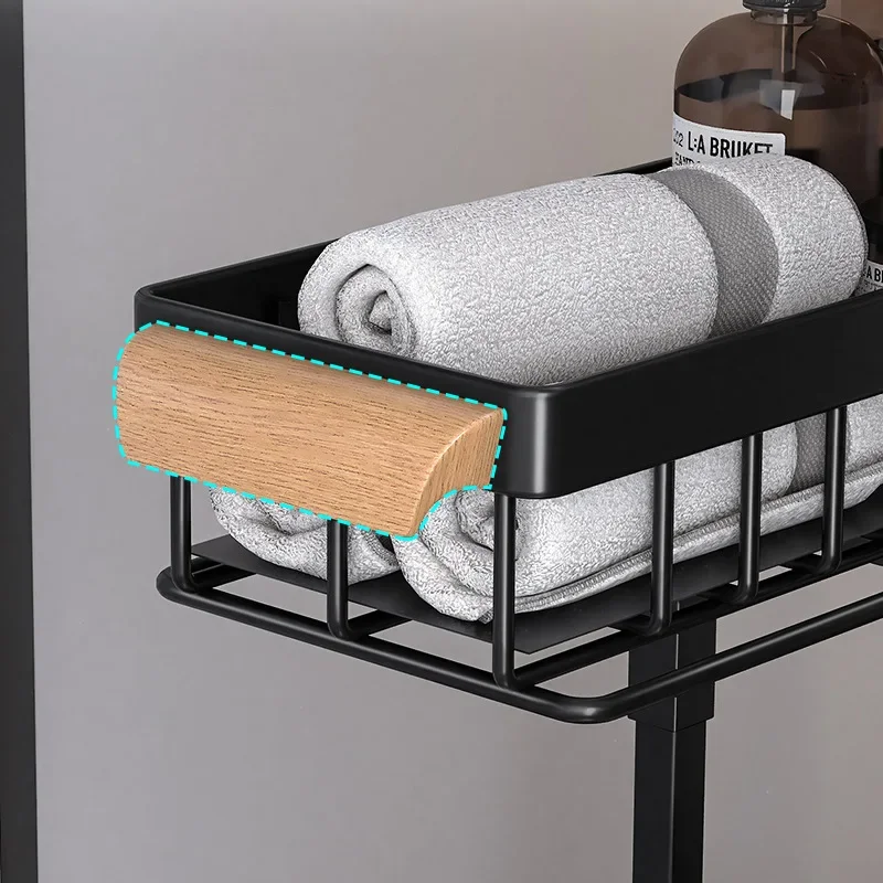 2 Tier Under Sink Organizer,Metal Pull Out Kitchen Cabinet Organizer with Sliding Drawer,Sturdy Kitchen Multi-Functional