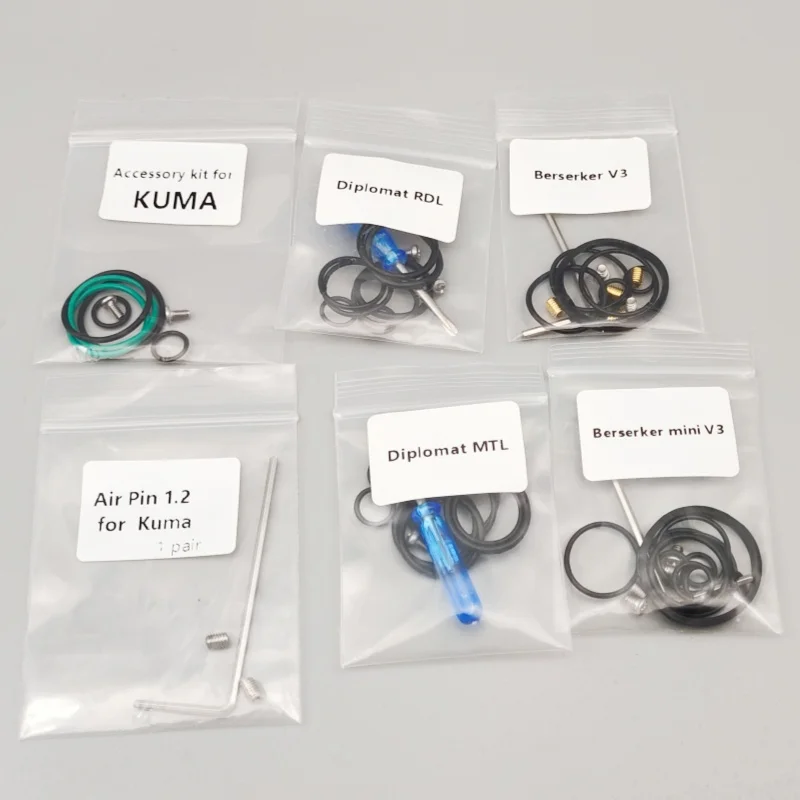 1Bag Silicone O-Ring Gasket Seal Washer Parts for Moka KUMA Diplomat Berserker Mini V3 Precision Equipment Replacement Parts