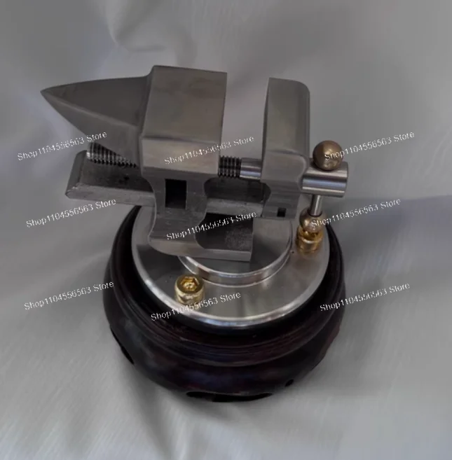 1 Inch Mini Anvil Vise with Bench Block, 304 Stainless Steel Precision Tool for Watch Repair Jewelry Making and DIY Craft