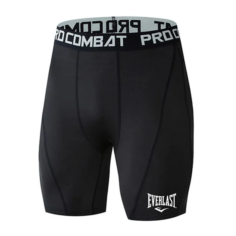 

Men Bodybuilding Shorts Fitness Workout Inseam Gym Knickers Male Muscle Alive Elastic Compression Tights Skinny Leggins Hombre