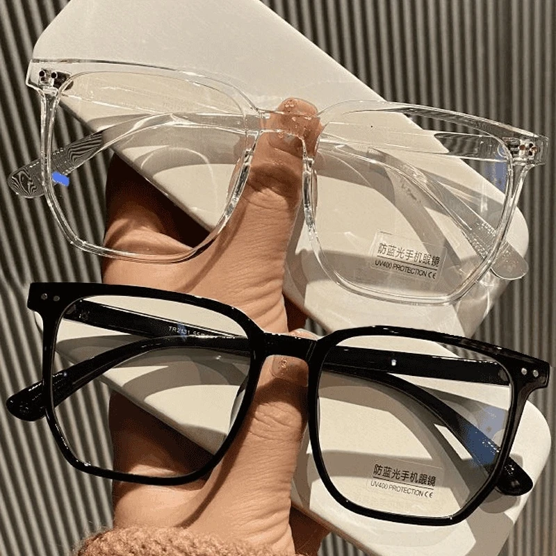 Classic Transparent Computer Glasses Frame Women Men Anti Blue Light Blocking Eyewear Optical Ultra-light Square Eyeglasses