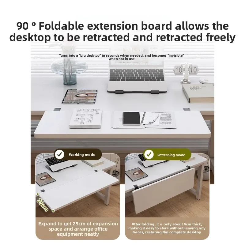 Desktop Extension Board Foldable No Punching Shelf Space Expansion Computer Desk Keyboard Bracket