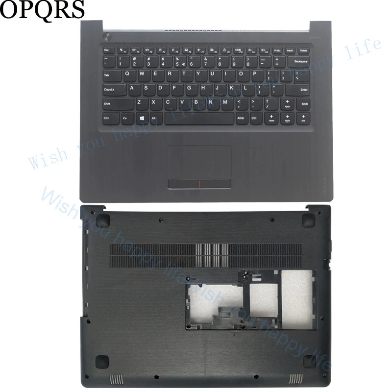 

T NEW FOR Lenovo ideapad 310-14 310-14ISK US laptop keyboard palmrest upper cover/BOTTOM CASE