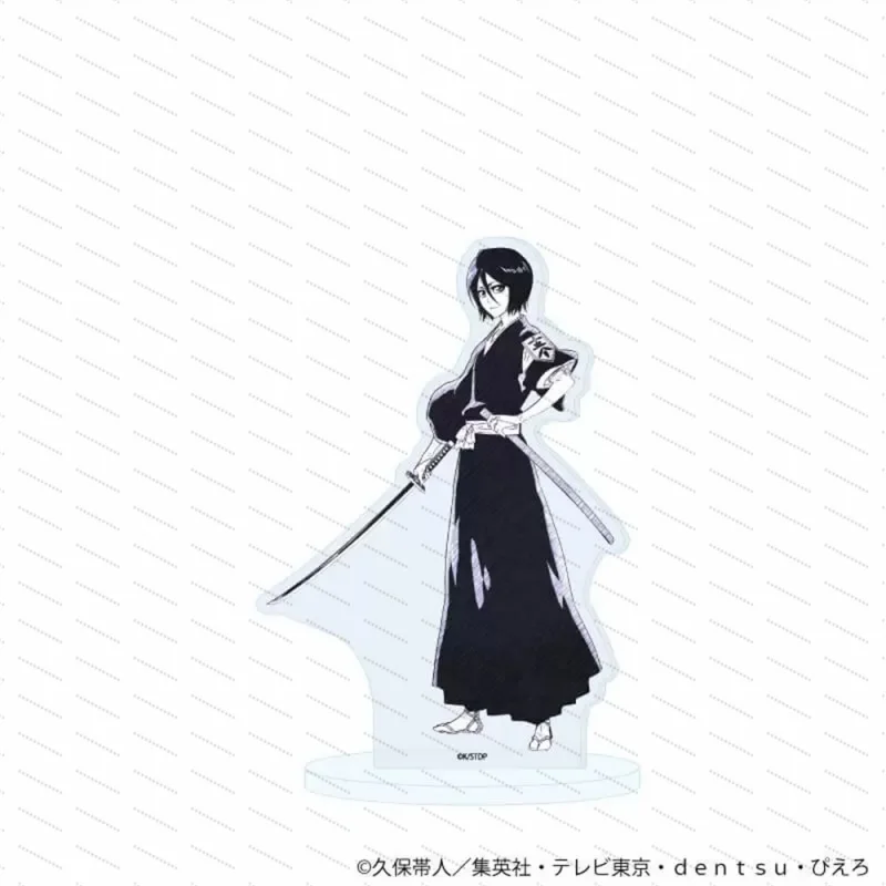 HOT Anime Bleach Thousand-Year 15CM Blood War Arc Kurosaki Ichigo Acrylic Stand Model Figure Ornament Ishida Uryuu Tetsuya Gift