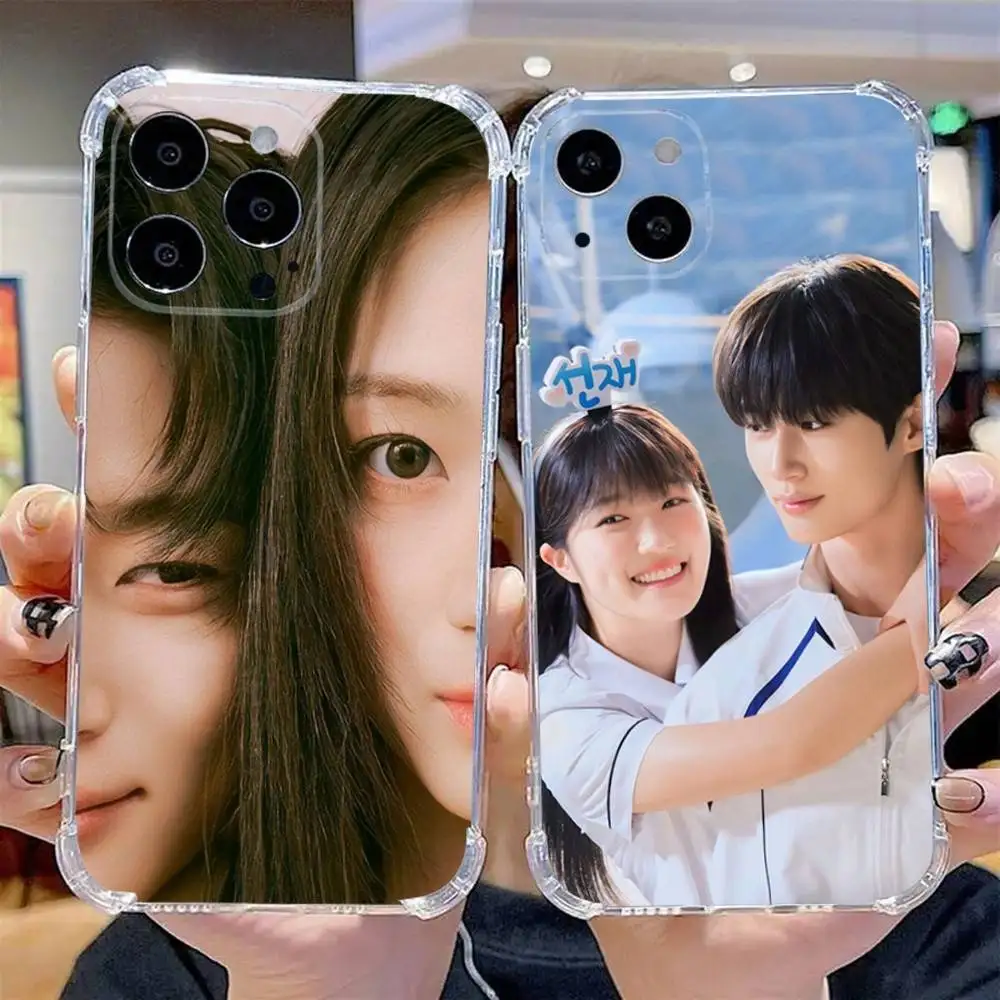 

Korea TV Series Lovely Runner Phone Case For iPhone 16,15,14,13,12,11 Pro,Max,Plus,X,XS,XR,SE,Mini Transparent Silicone Soft