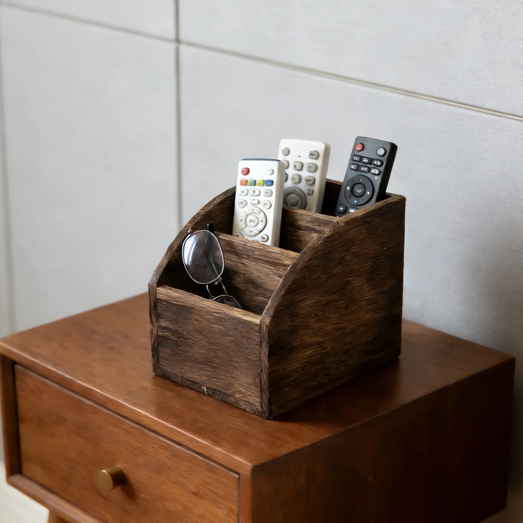 Boîte de rangement vintage en  - Desktop Organizer Bamboo avis et prix