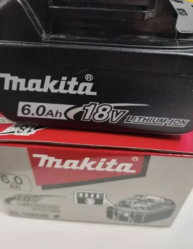 

() Rechargeable Li-ion Battery 6.0AH 18V For Makita BL1830B BL1860B Replacement