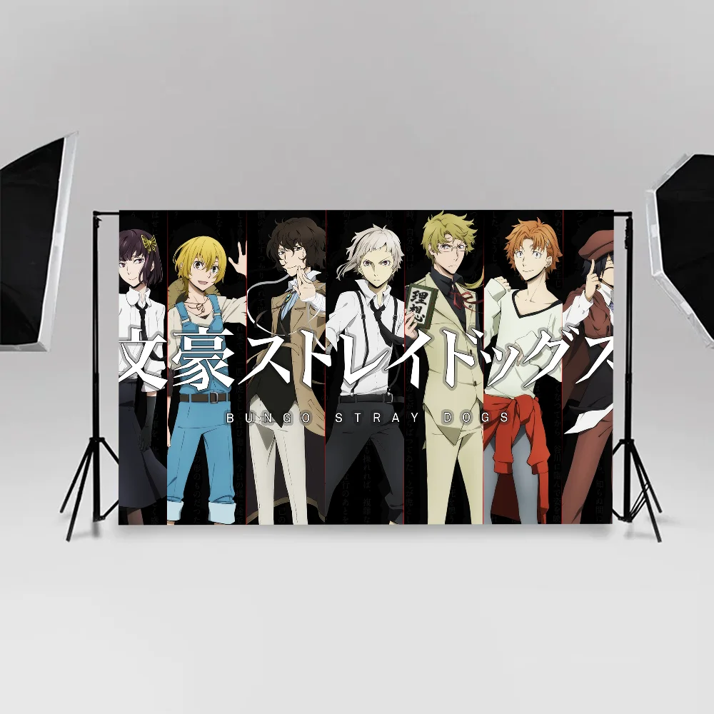 Bungo Stray Dogs Backdrop Tropical Summer Photography Background Photobooth Photozone - view 5