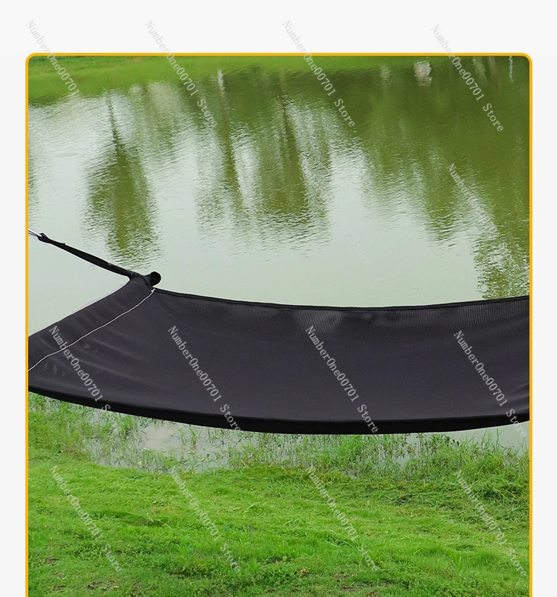 Double Camping Hammock with Net - Anti-Rollover, Breathable & Thickened for Outdoor, Picnic, Dorm, Indoor Hanging Chair
