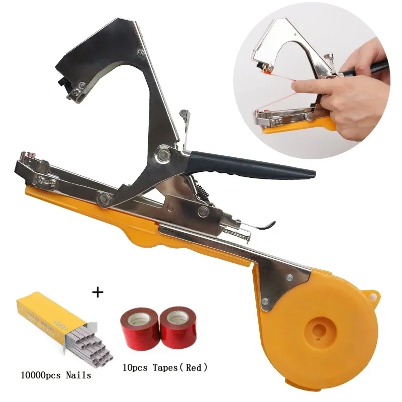 

Tying Machine Plant Garden Branch Hand Tying Applicator Binding Machine for Flower Vegetable High Quality Garden StaplesTools