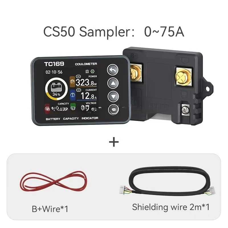 Yixingmicro TC169 عالية الدقة شاشة البطارية الذكية تهمة التفريغ الجهد مؤشر قدرة البطارية متر فاحص