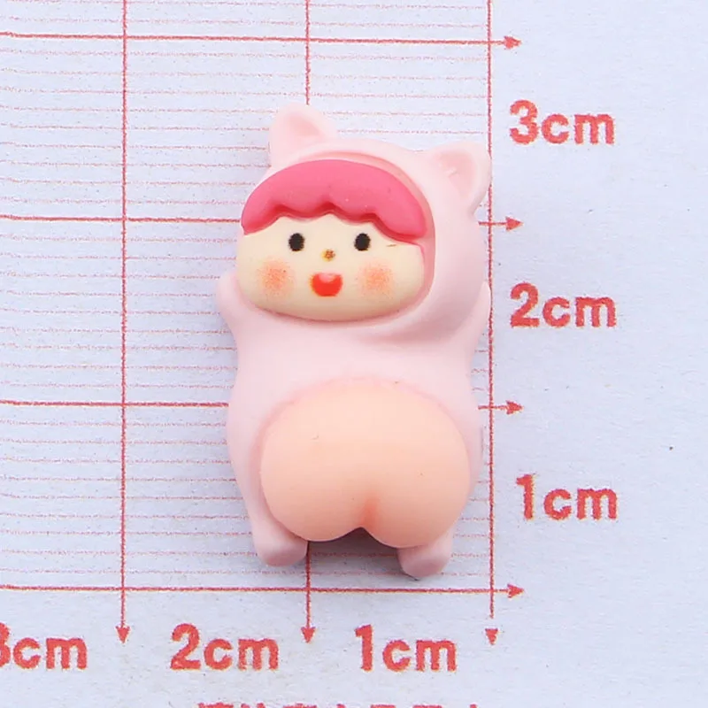 لطيف الكرتون الحيوانات راتنج مسطح كبوشن سكرابوكينغ لتقوم بها بنفسك مجوهرات كرافت اكسسوارات الديكور 10 قطعة-HL82 #3