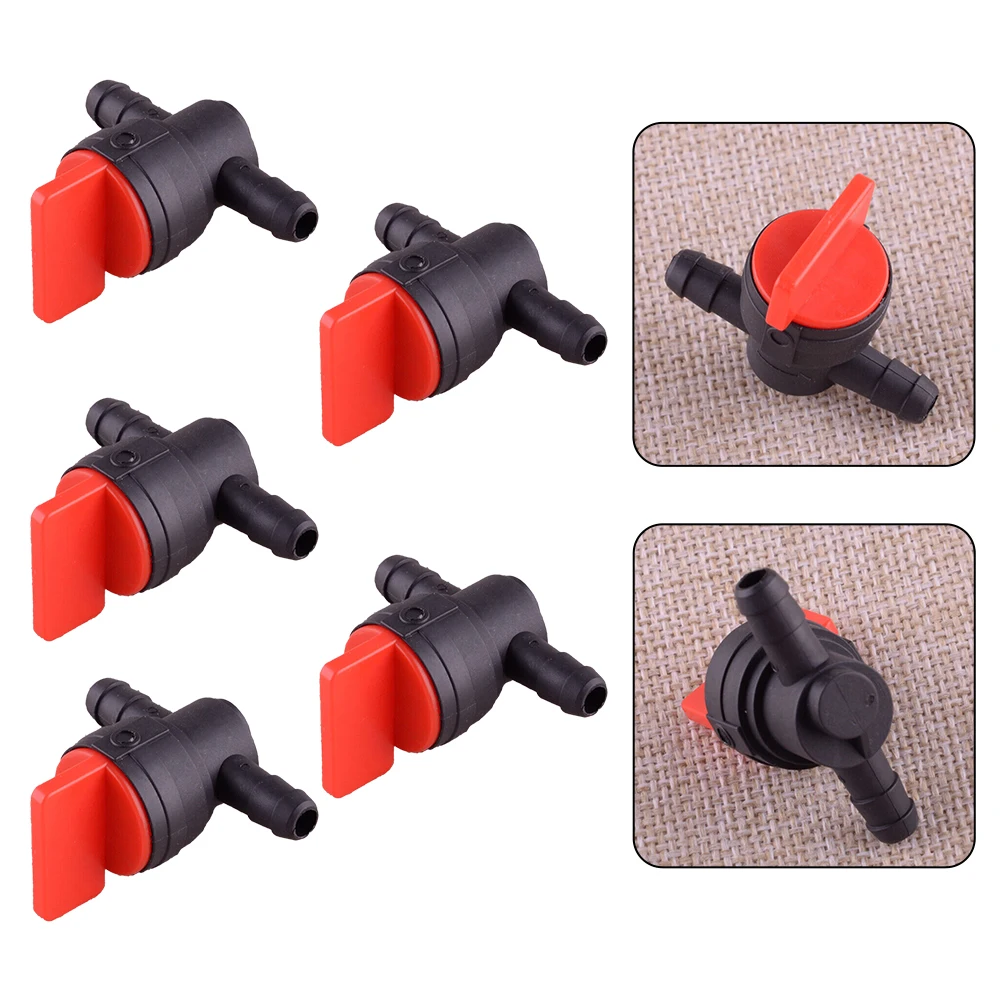 5pc Auto Vergaser Ventil Schalter Benzin Schlauch Tap Benzin Kraftstoff Schlauch Rohr Auf-Off Wasserhahn Tap Schalter Stecker für Moto Roller Ventil