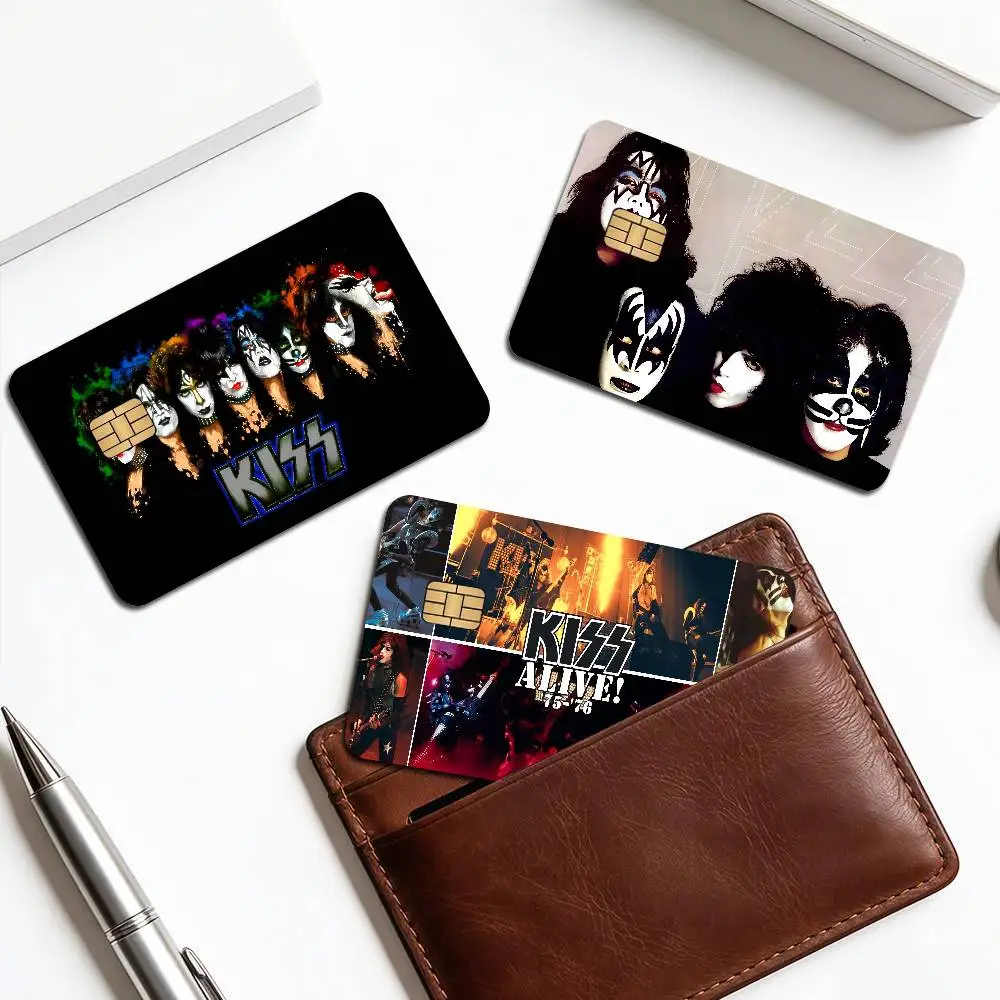 K_Kiss Band Game Anime Sticker Film Skin Cover Case for Small Large No Chip Debit Credit Card Front Side