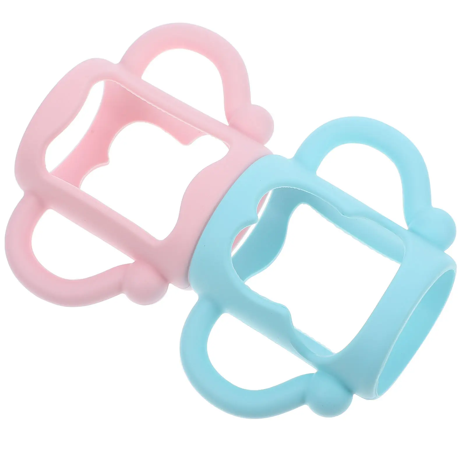 

Универсальные силиконовые ручки для детских бутылочек (2 шт.), легко устанавливаются, удобные в использовании, для новорожденных, младенцев и малышей, аксессуары для бутылочек для кормления