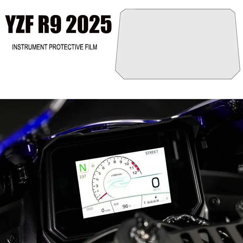 2025 For Yamaha YZF-R9 Accessories Scratch Cluster Screen Dashboard YZF R9 R 9 New Motorcycle Protection Instrument Film