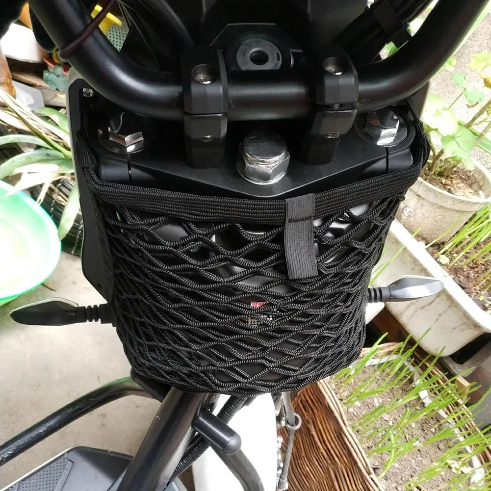 

Motorbike Storage Net with Elastic Mesh and Nylon Hooks Designed for Reliable Luggage Fixation and Cargo Organization