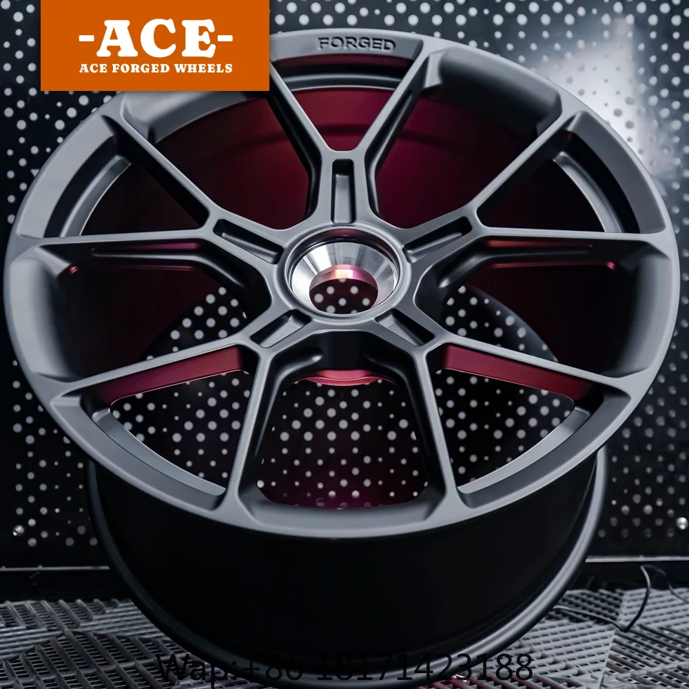 【Hot】Customized Forged Deep Concave Center Lock 1‑Piece 18 19 20 21 22 Inch Aluminum Alloy Racing Wheels for Porsche Macan