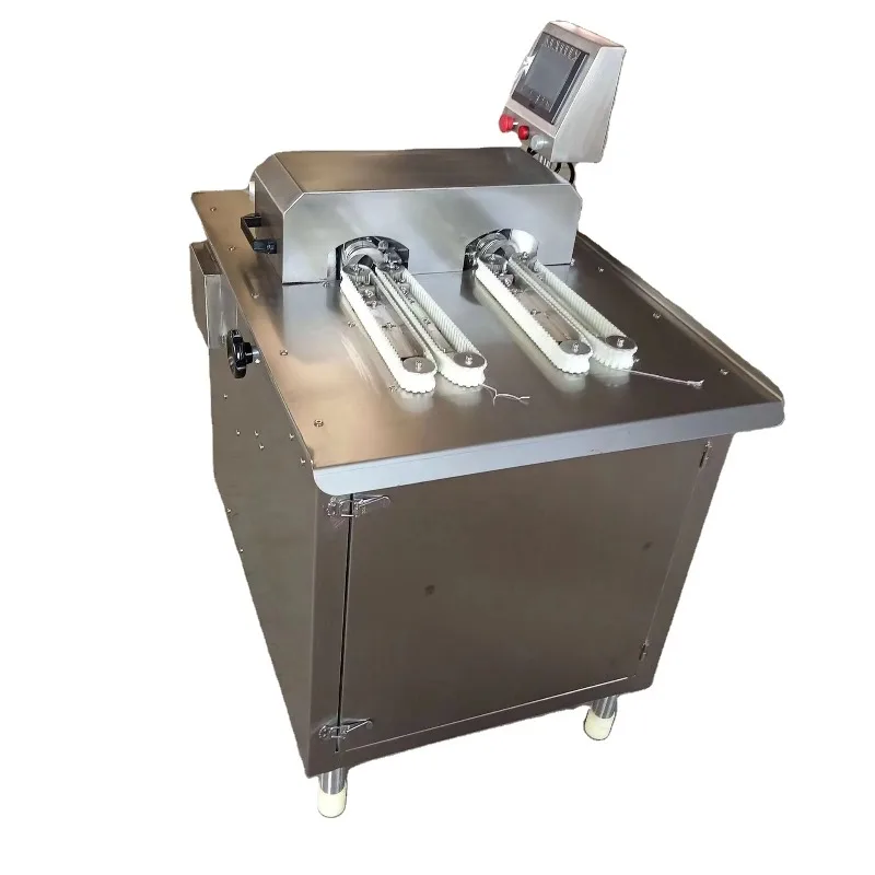 

Electric Single/ Dual-Channel Pork and Beef Sausage Binding Machine Tying Machine With Knot Linker