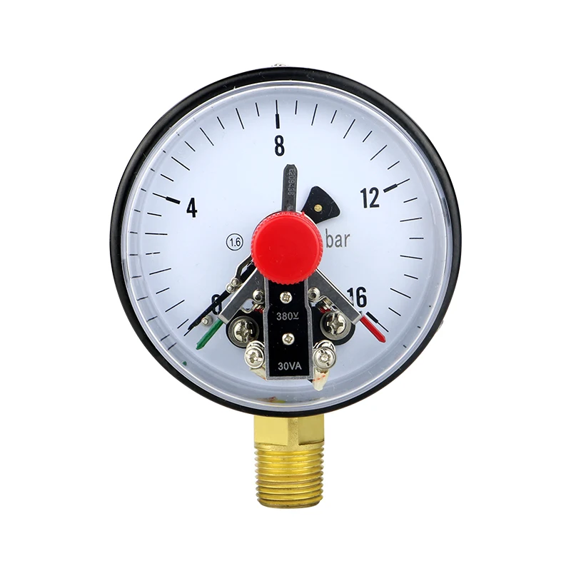 

Automatic Control Water Pump Manometers M20*1.5 Magnetic Electric Contact Pressure Gauge