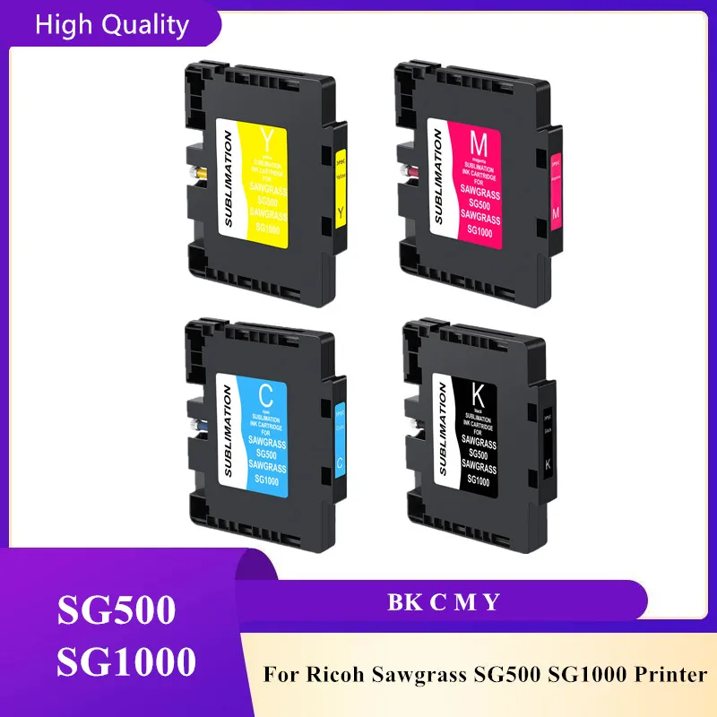 

Compatible Ink Cartridge For Ricoh SAWGRASS SG500 SG1000 Printer With Chip With Subliamtion Ink