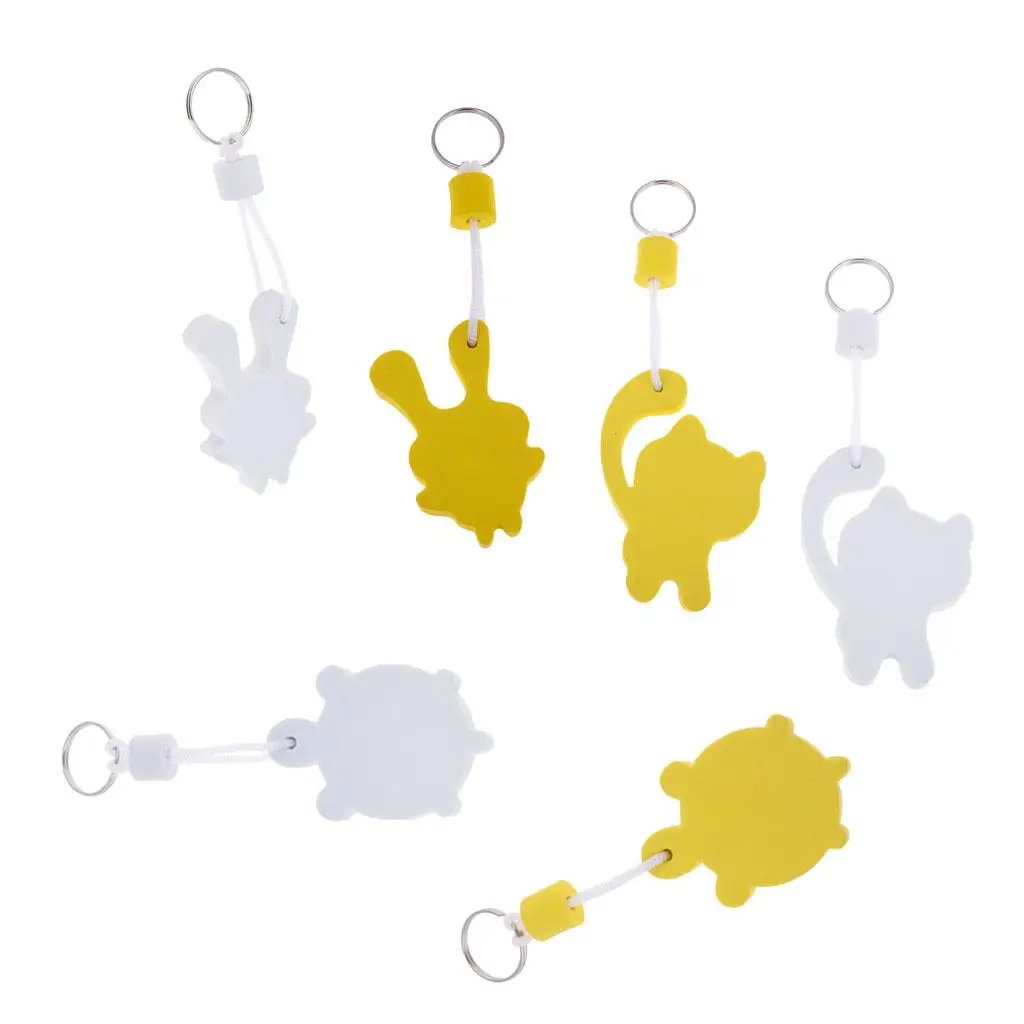 EVA Floating Key Chain Buoyant Sailing Accessory Marine Float for Boats Fishing Kayaking and Rowing