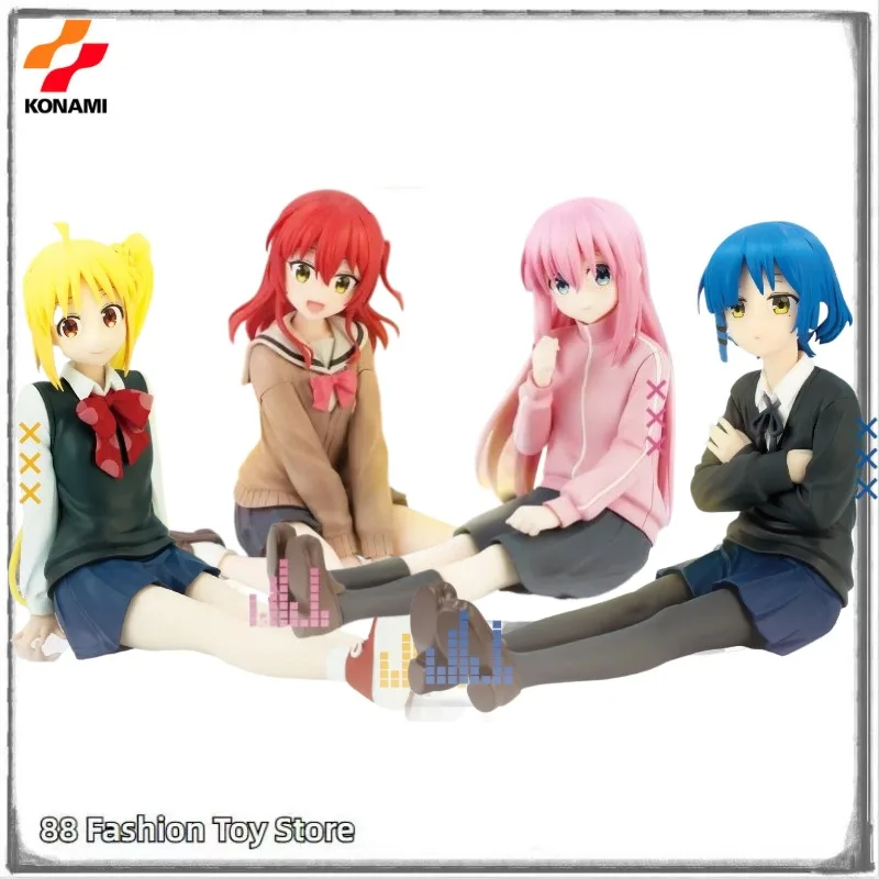 Предзаказ в августе 2026 года: Оригинальная фигурка KONAMI Fig Cube BOCCHI THE ROCK (Рё Ямада/Кита Икуё/Хитори Гото/Иджичи Ниджика)