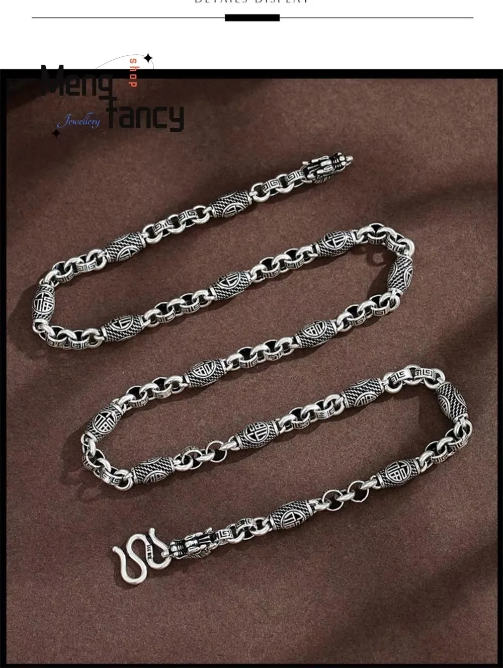 New Vintage Sweater Chain Male Dragon Head Necklace Overbearing Hip Hop Popular Luxury Quality Jewelry Best Selling Holiday Gift