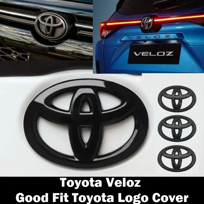 

3D-наклейка-эмблема для автомобиля Toyota: на переднюю решетку, капот, задний багажник, логотип для Corolla, Camry, RAV4, Hilux, Yaris, Prius, Prado, аксессуар-значок