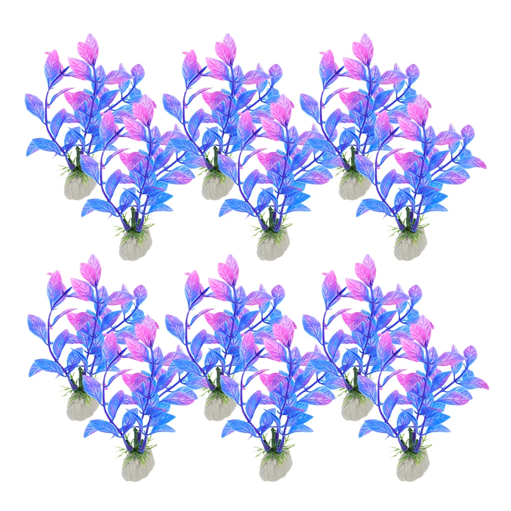 

Artificial Plant Decoration Plants Fish Tank Decorations Landscaping Plastic Aquarium Supplies