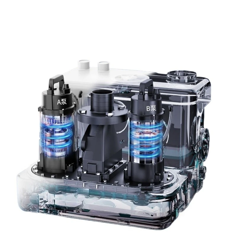 

Fully automatic toilet sewage pump, lift villa automatic household basement sewage toilet kitchen