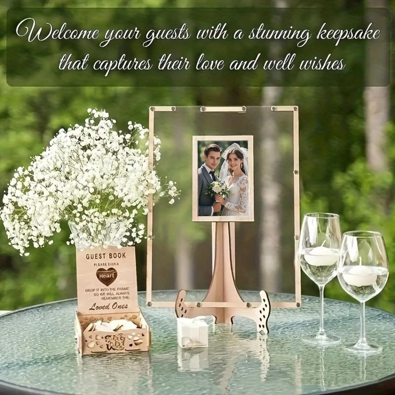 

Wedding Photo Frames Vintage Creative Romantic Board Wall Mounting Photo Frame Vintage Creative Romantic Board Style Design