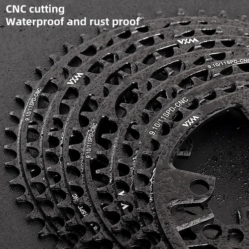 Imagen 2 del producto VXM 110BCD 4 garras plato ancho estrecho para bicicleta de carretera 110 piñón BCD 4 pernos rueda de cadena estrellas corona de bicicleta Compatible R7000