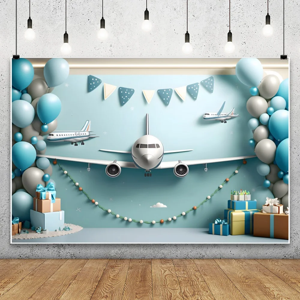 Laeacco الوليد الطفل عيد ميلاد صورة التصوير خلفية فتاة صبي بالونات الزهور داخلي غرفة صور خلفية فوتوستوديو