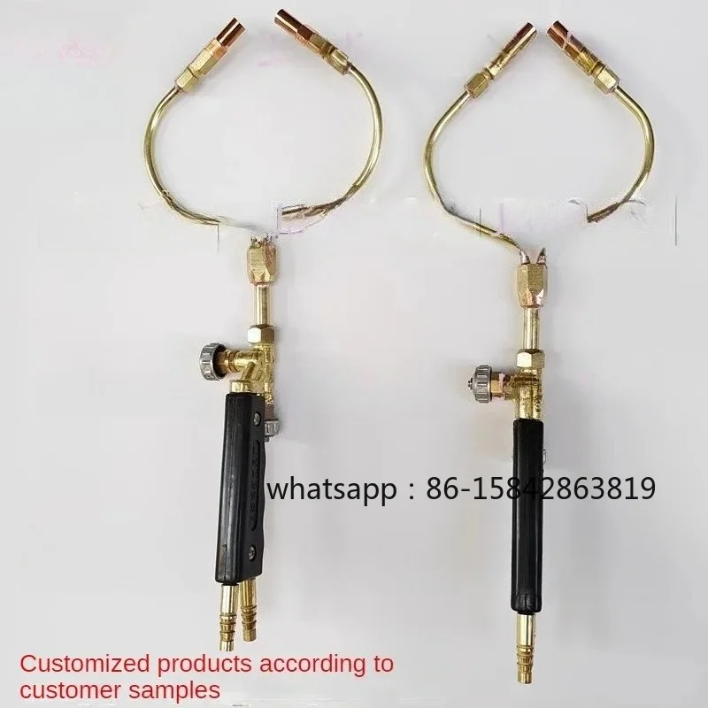 Copper Tube, H01-6 Type A C D Type Butt Welding Gun, Double Head Welding Torch for Air Conditioning and Refrigerator Welding