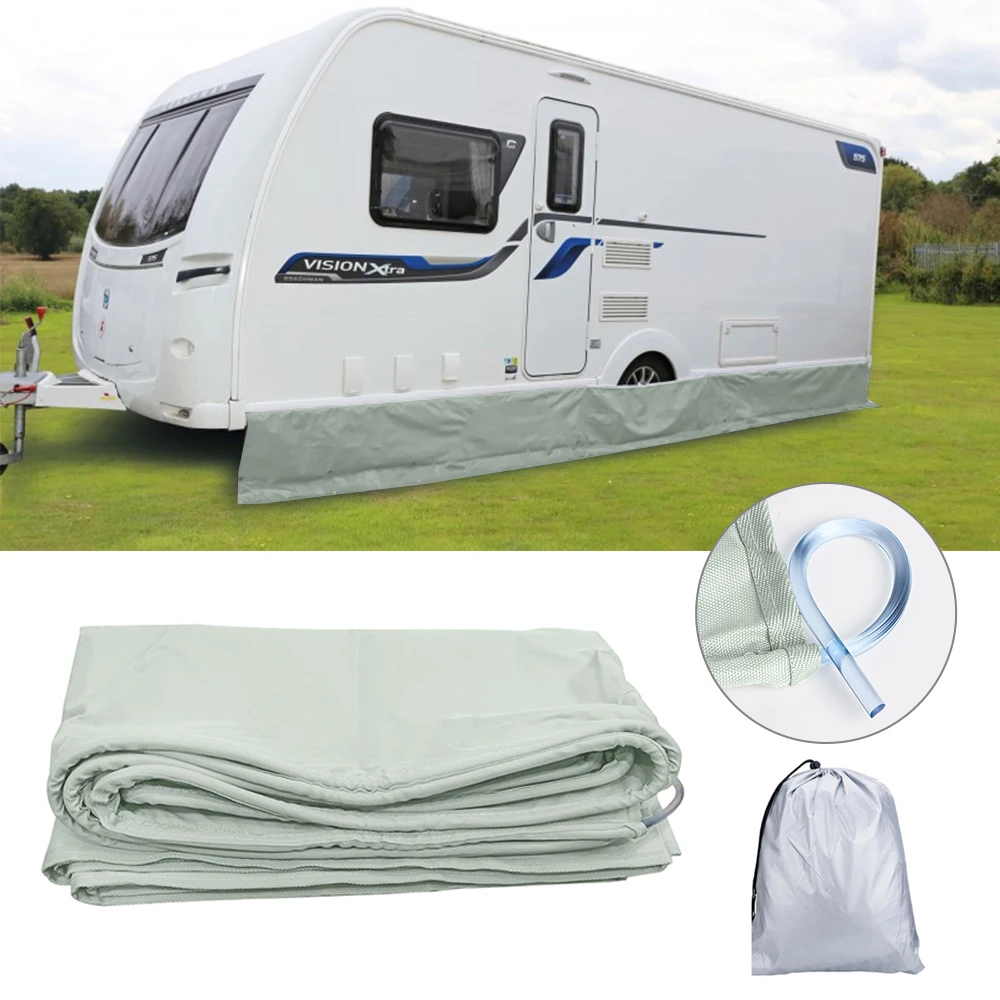 Camper Van Awning Draught Skirt Wheel Arch Antigrandine Per Covers Sucker for Travel Trailer Motorhome Draft Side Skirting