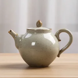 150ml Retro Kiln Change Coarse Pottery Tea Pot Handmade Filter Beauty Tea Kettle Household Drinkware Tea Ceremony Accessories