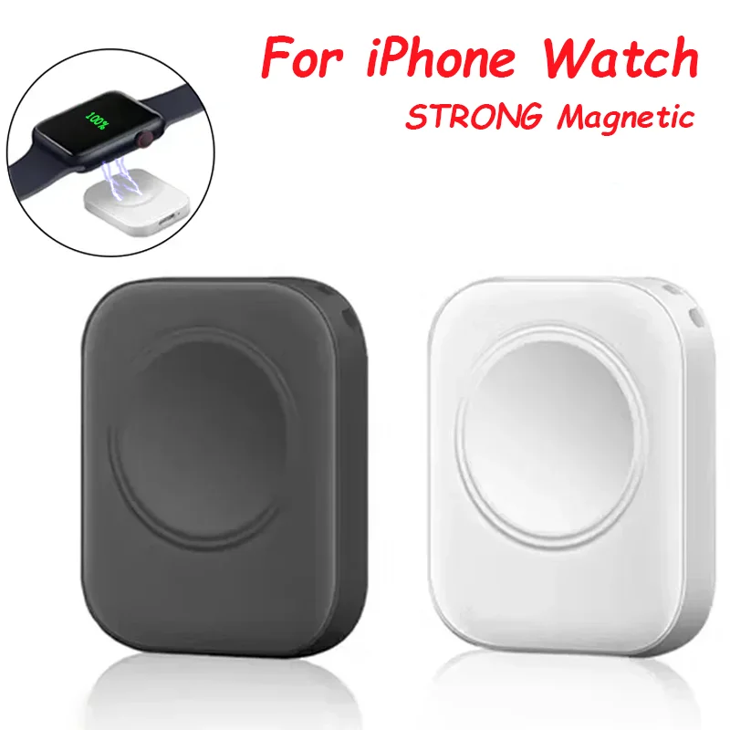 Magnetisches kabelloses Schnellladegerät für iPhone Watch Serie 9, 8, 7, 6, 5, SE Typ C, Konvertierung des Ladegeräts für iWatch Serie 6, 5, 3, 2, 1